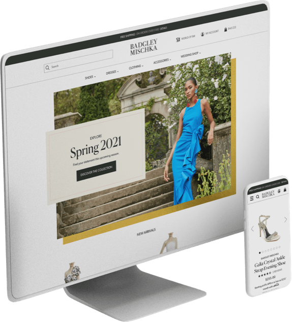 Badgley Mischka website design